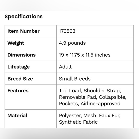 Original Sherpa Pet Carrier. Airline Approved. - Picture 4 of 4